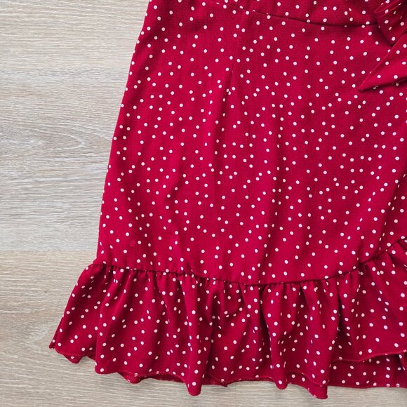 Relipop Summer Women Short Sleeve V Neck Wrap Dress Small Polka Dot Size Small - Picture 8 of 17